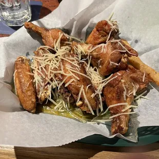 10 count of Garlic Parm wings