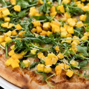 Mālaekahana Mango Mascarpone Pizza