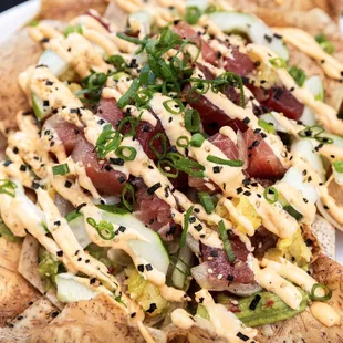 Ahi Poke Nachos
