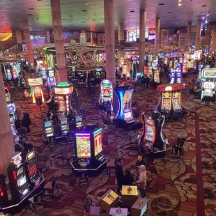 a casino with a lot of slot machines