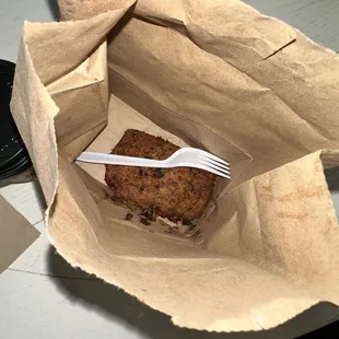 Just thrown in a bag with no paper, nothing yuk!