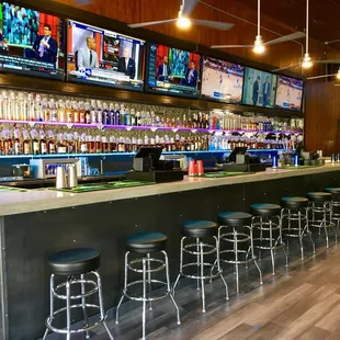 The bar with natural lighting