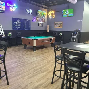 A fun new bar in downtown Carrollton with a pool table! :)