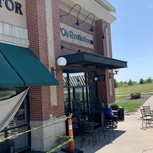 Front of the coffee shop