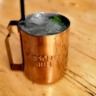 Canadian Mule with Crown Royal.