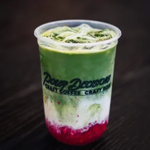 Strawberry Matcha Latte