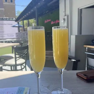 Bottomless mimosas