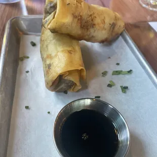 Brisket egg rolls
