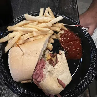 Pastrami Sandwich w/ fries. Best around.