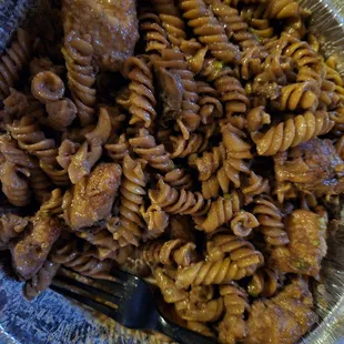 Chicken stroganoff...or so they say.