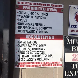 Loved this sign next to the front door.