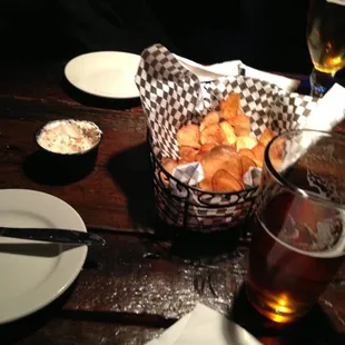 Hot chips and third shift beer!