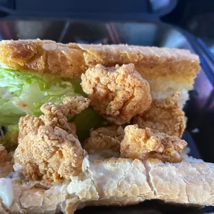 Shrimp poboy