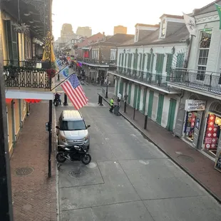 View from the balcony