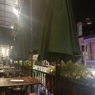 outside