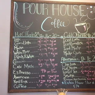 Stellar selection, and check this out -- coffee is from Sunergos Coffee in Louisville!  Love it!!