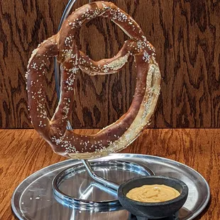 Bavarian Pretzel with Beer Cheese