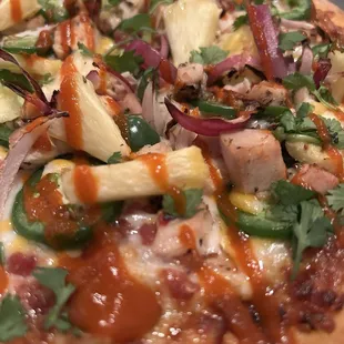 BBQ spicy pizza