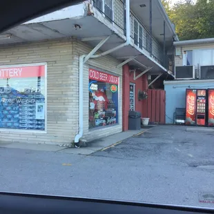 the outside of the store