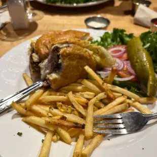 The Burger with Swiss and Egg!