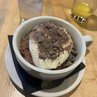 Callebaut dark chocolate mousse