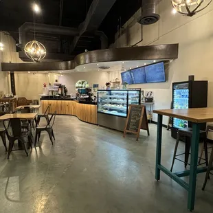 Pour My Coffee Co dining and service counter