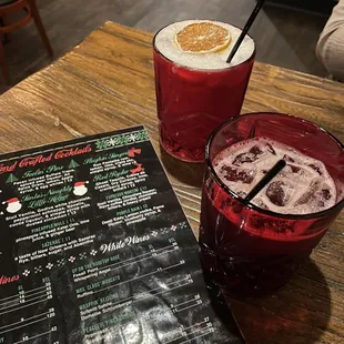 Havin&apos; a little Christmas drink