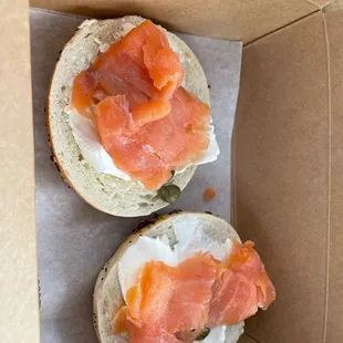 Bagel and lox