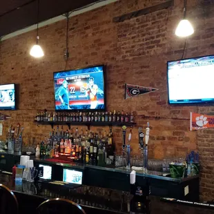 Big tv&apos;s! Great selection of beers!