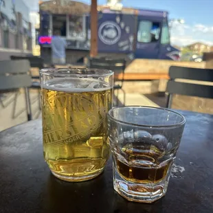 Bierstadt Helles and Buffalo Trace