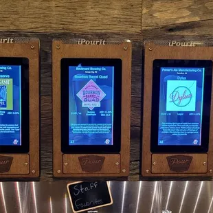 a row of vending machines