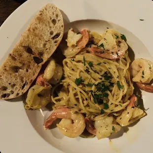 Drunken Shrimp Pasta