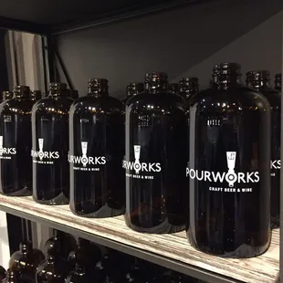 Growlers to go - complete growler service too!