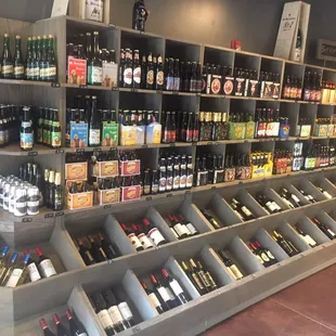 Beer and wine selection