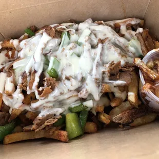 Philly Cheesesteak Poutine