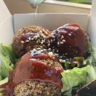 Taiwanese Fried Cashew Mozzarella Croquettes