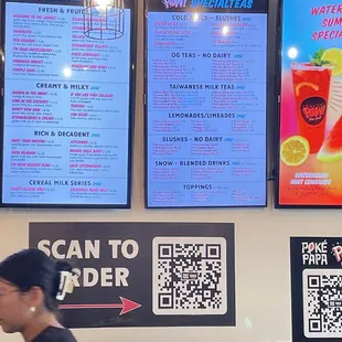 Menu QR code