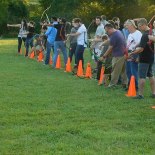 Archery lessons..