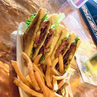 BLT and fries