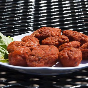 Breaded bonelesss wings