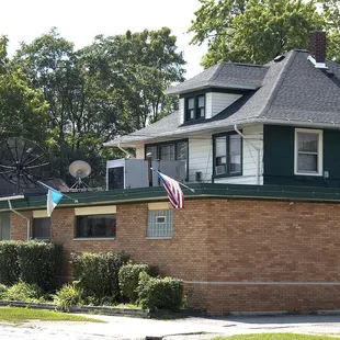 the exterior of the restaurant