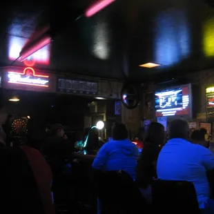 people sitting at the bar