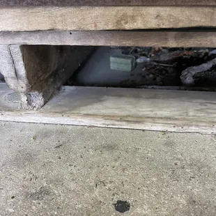 Loose Rat poison tucked only a couple inches from aisles