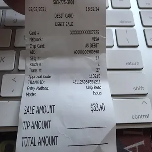 How much we paid to throw food away.