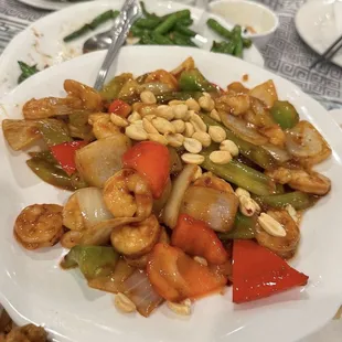 Kung pow shrimp! This honestly is soooo good you have to try