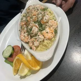 Shrimp scampi