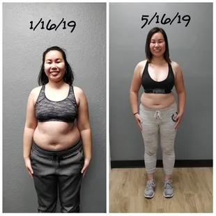 Credit to Power 45 Fitness for keeping my body healthy and toned!