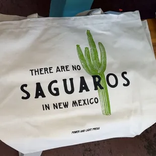 This bag made me lol, because I am from the Sonoran desert and we are saguaro obsessed.