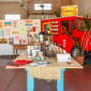 our bright and colorful shop