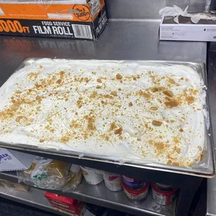 Home made banana pudding